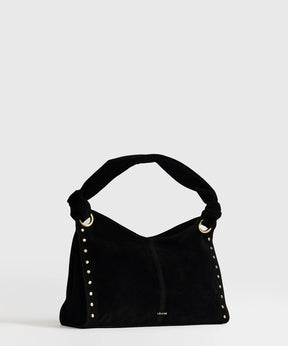 Cartera De Hombro Handle Anudado Tachas Boho