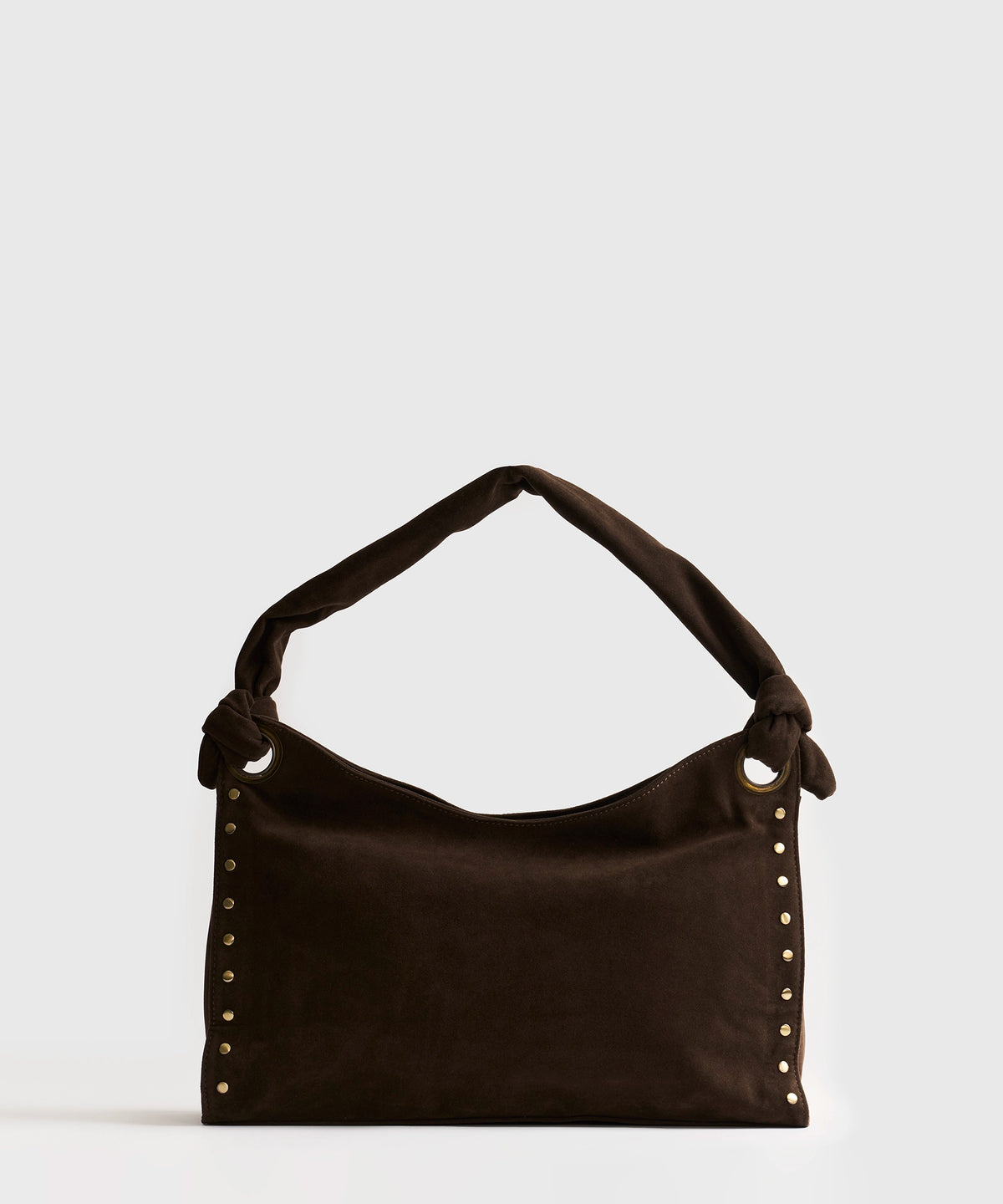 Cartera De Hombro Handle Anudado Tachas Boho