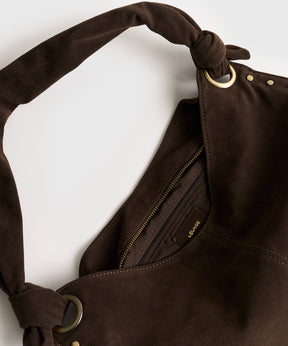 Cartera De Hombro Handle Anudado Tachas Boho