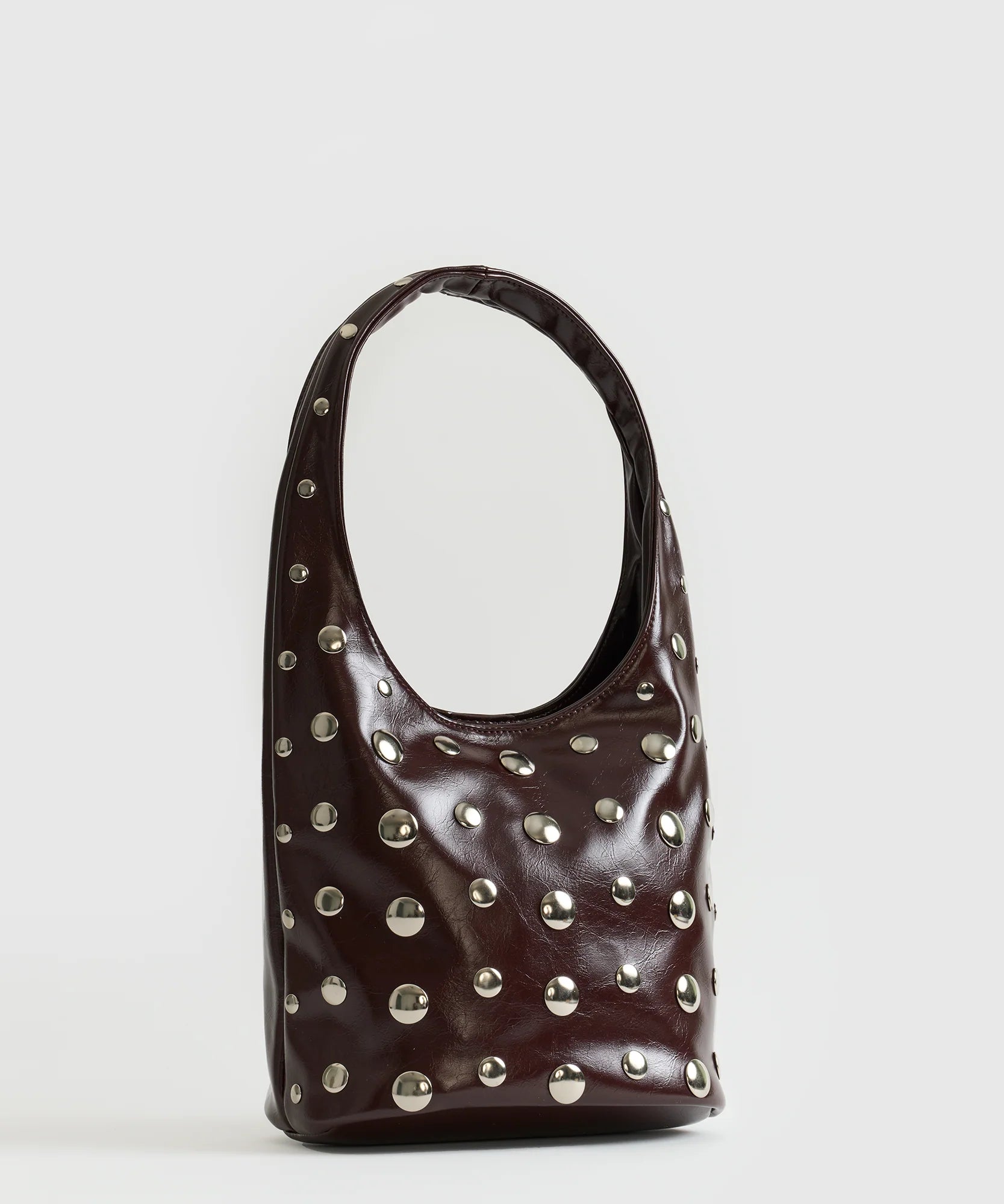 Cartera De Hombro Maxi Tachas Éclat