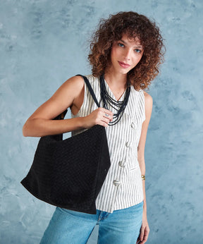 Cartera De Hombro Trenzada