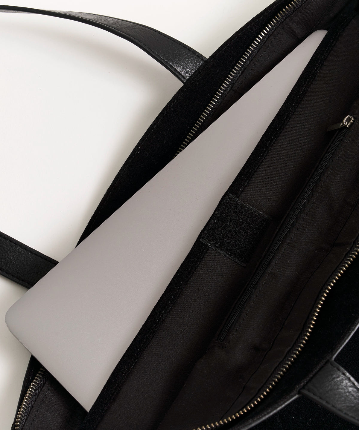 Cartera Tote Tachas Fake Suede