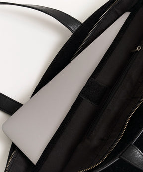 Cartera Tote Tachas Fake Suede