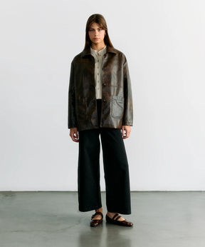 Chaqueta Efecto Cuero Solsticio