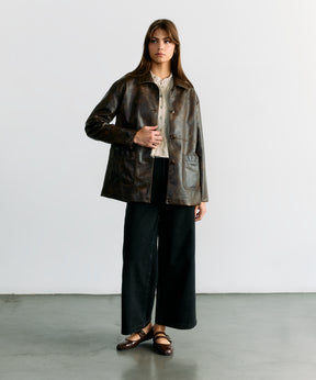 Chaqueta Efecto Cuero Solsticio