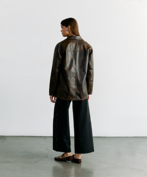 Chaqueta Efecto Cuero Solsticio