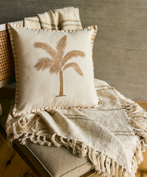 Cojín Funda Lavable Palmera