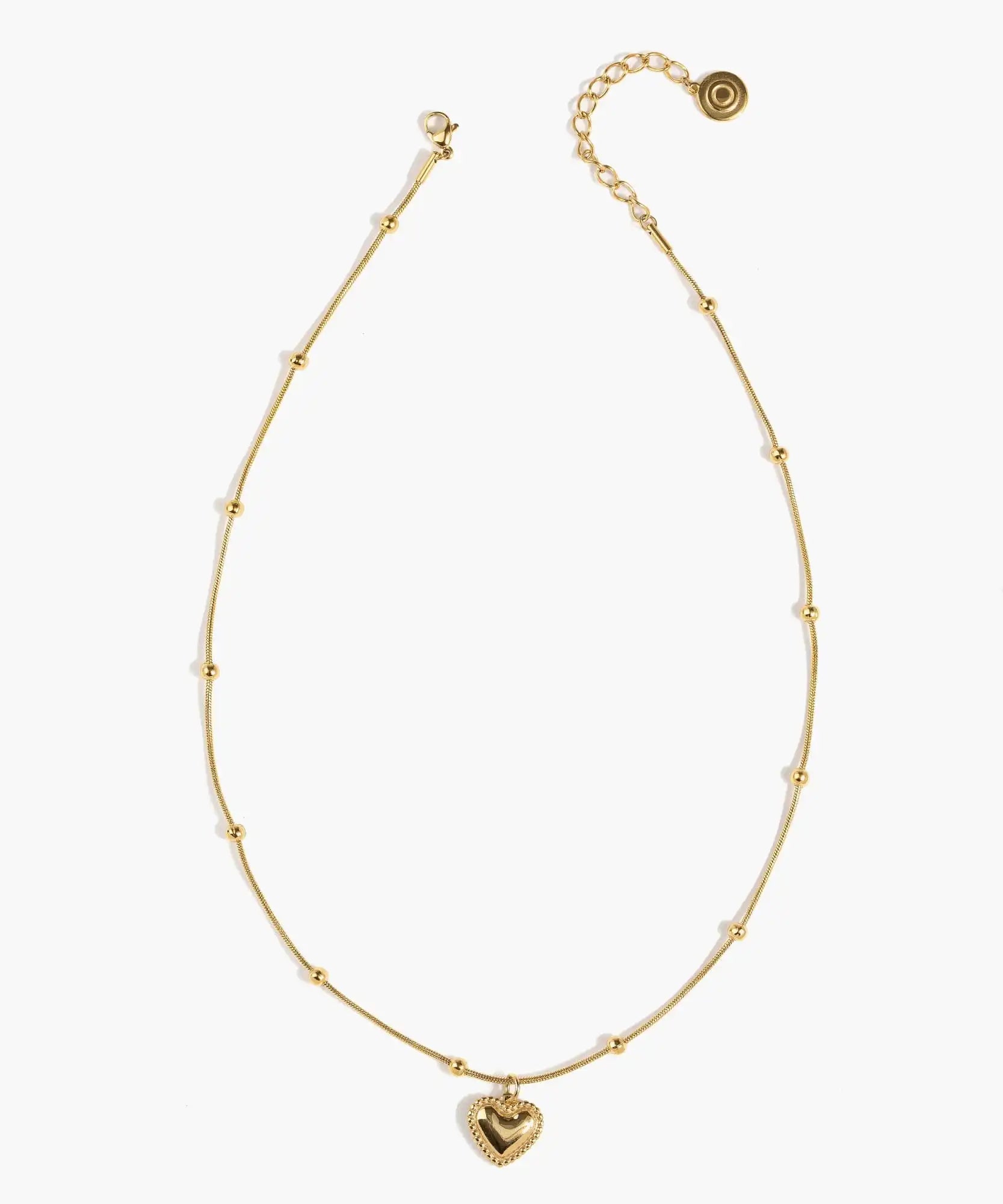 Collar Acero Inoxidable Corazón