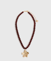 Collar Borlas Marmoladas Charm Flor
