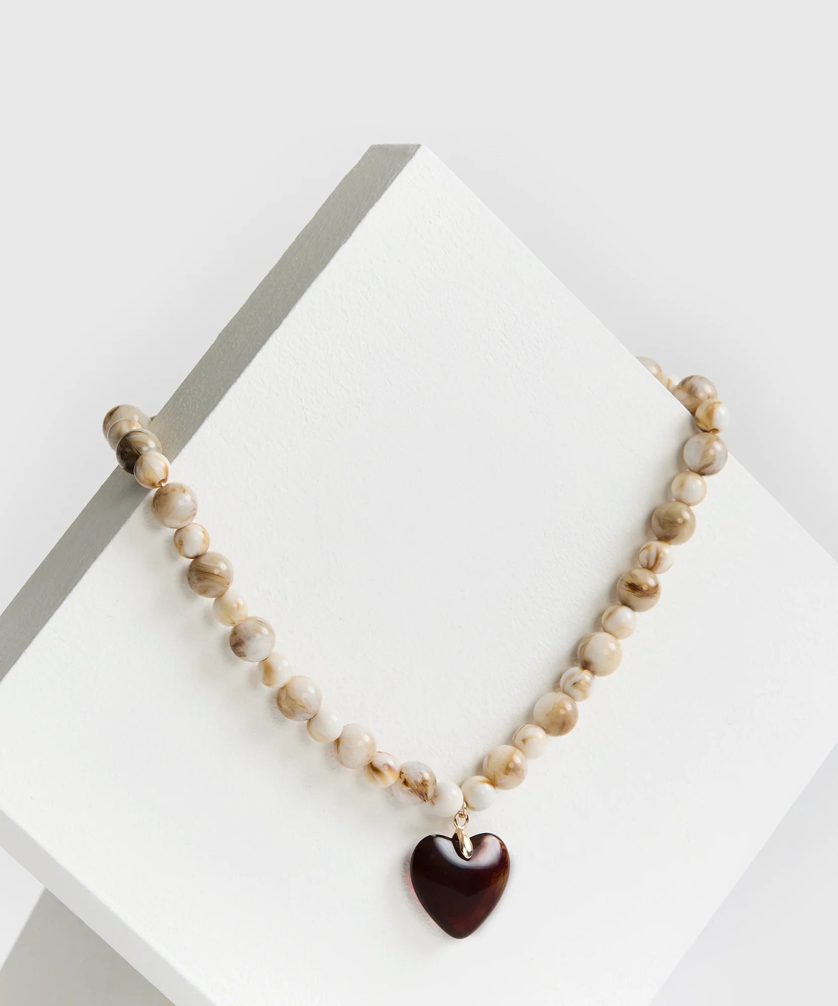 Collar Borlas Y Corazón