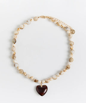 Collar Borlas Y Corazón