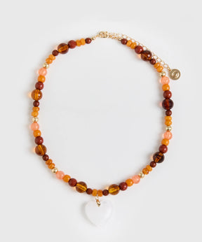 Collar Borlas Y Corazón