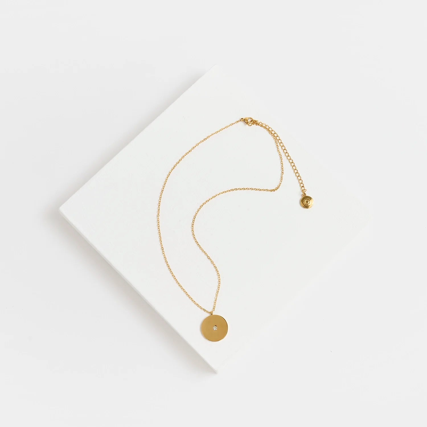 Collar Charm Redondo Punto De Luz Woman