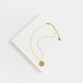 Collar Charm Redondo Punto De Luz Woman