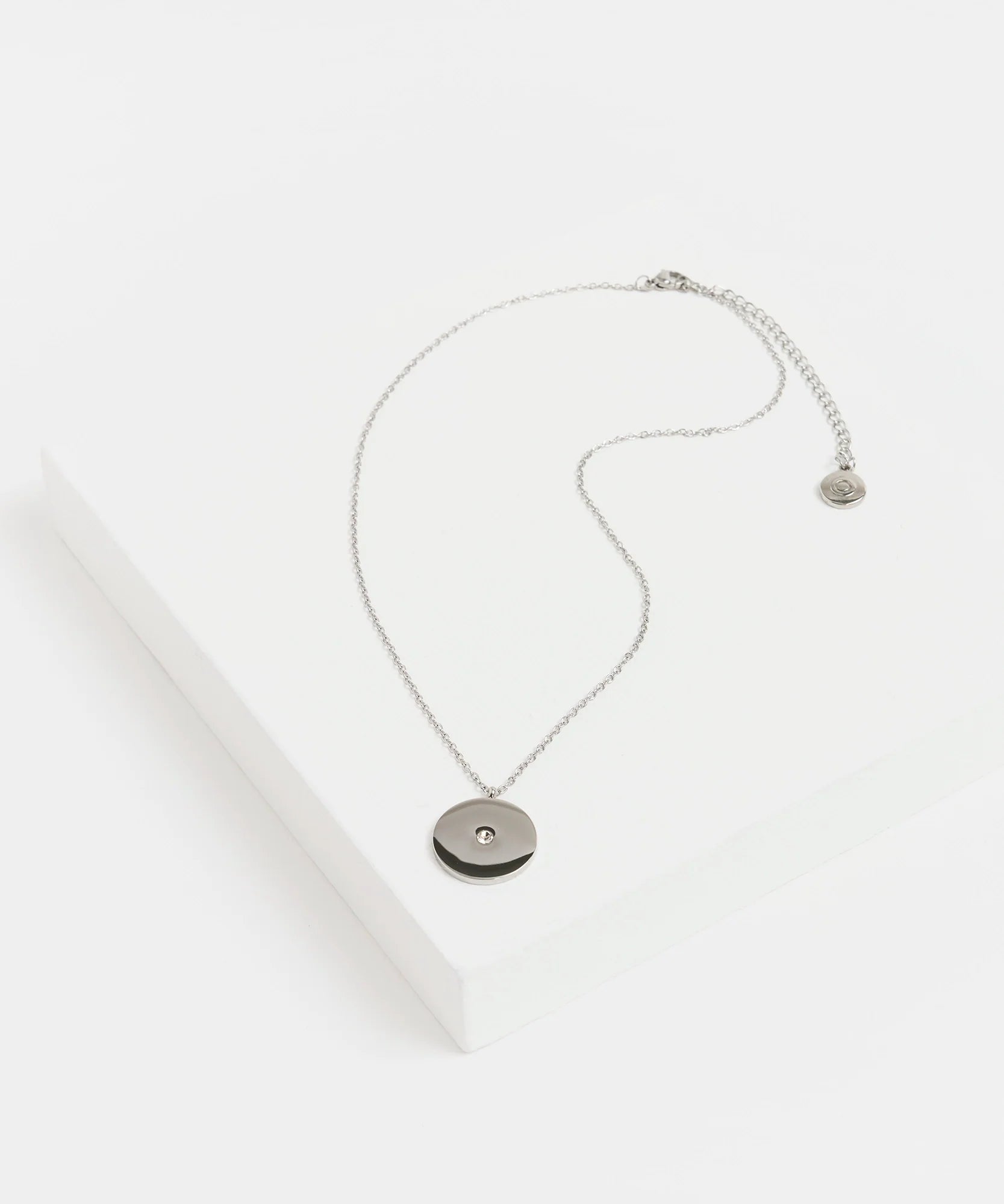 Collar Charm Redondo Punto De Luz Woman