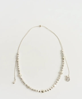 Collar Cordón Bolitas Machacadas Boho