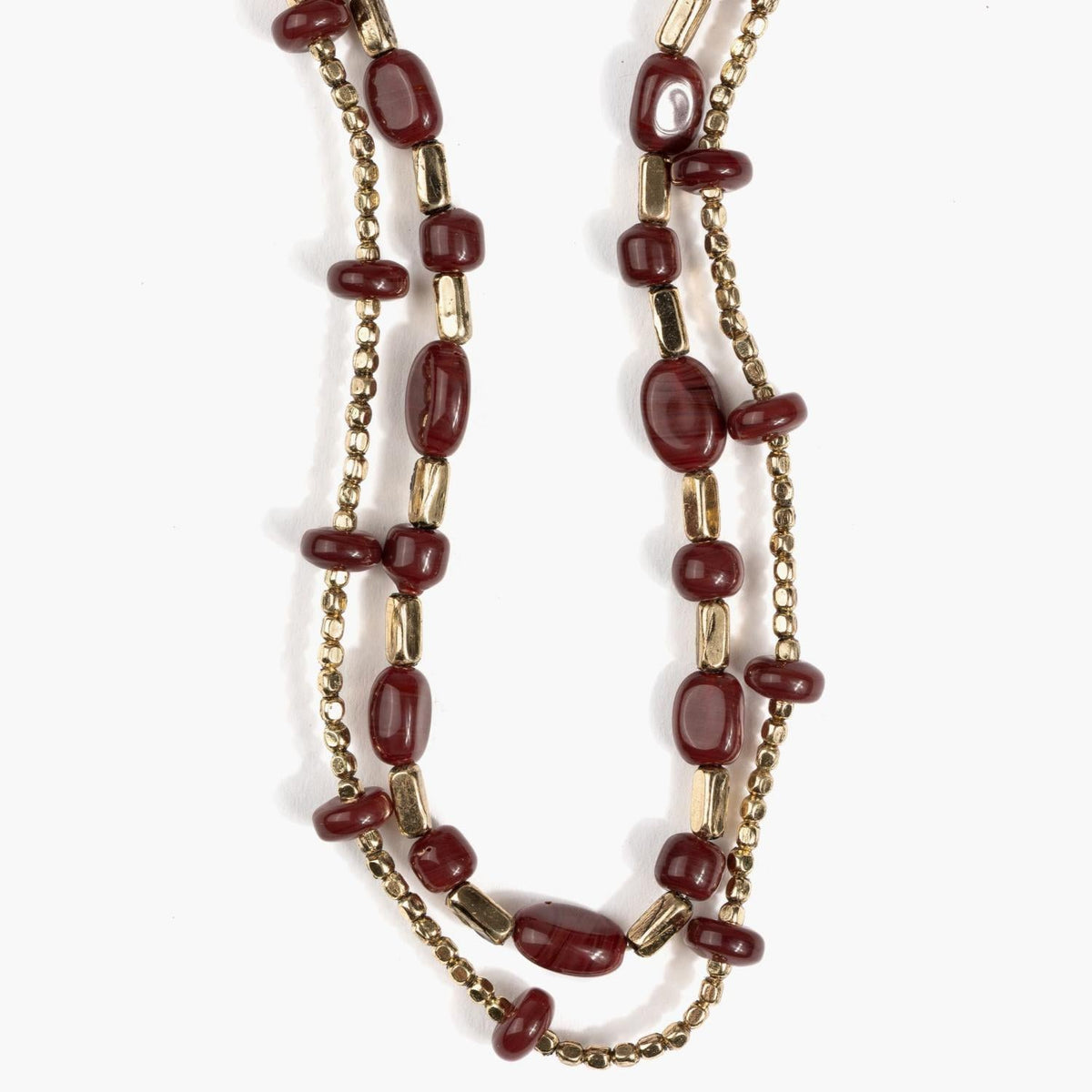 Collar Doble Mostacillas