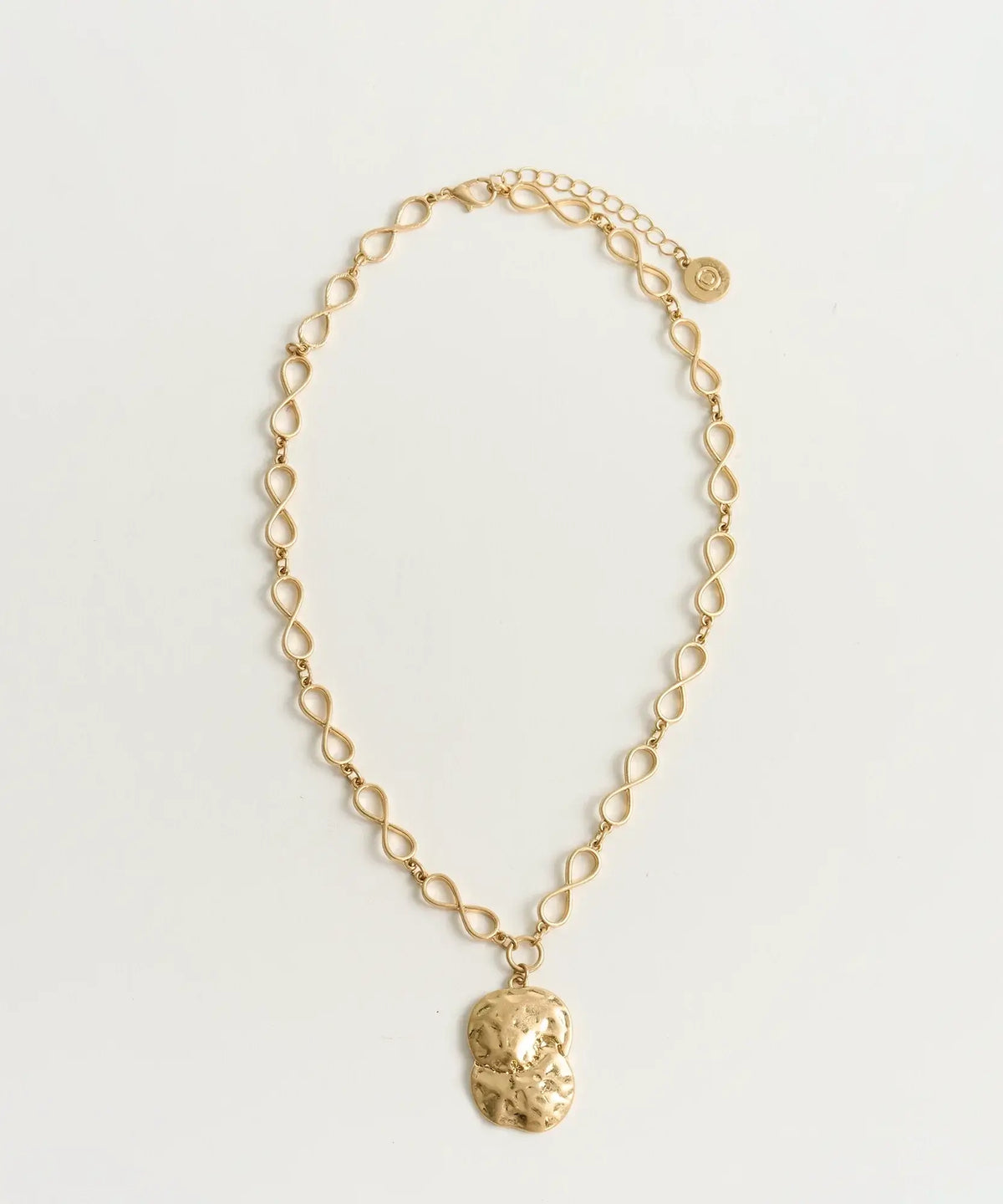 Collar Infinitos Flor Machacada Boho