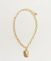 Collar Infinitos Flor Machacada Boho