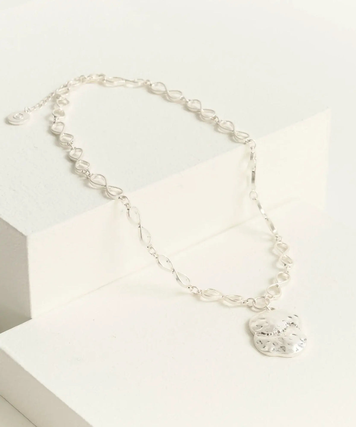 Collar Infinitos Flor Machacada Boho