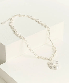 Collar Infinitos Flor Machacada Boho