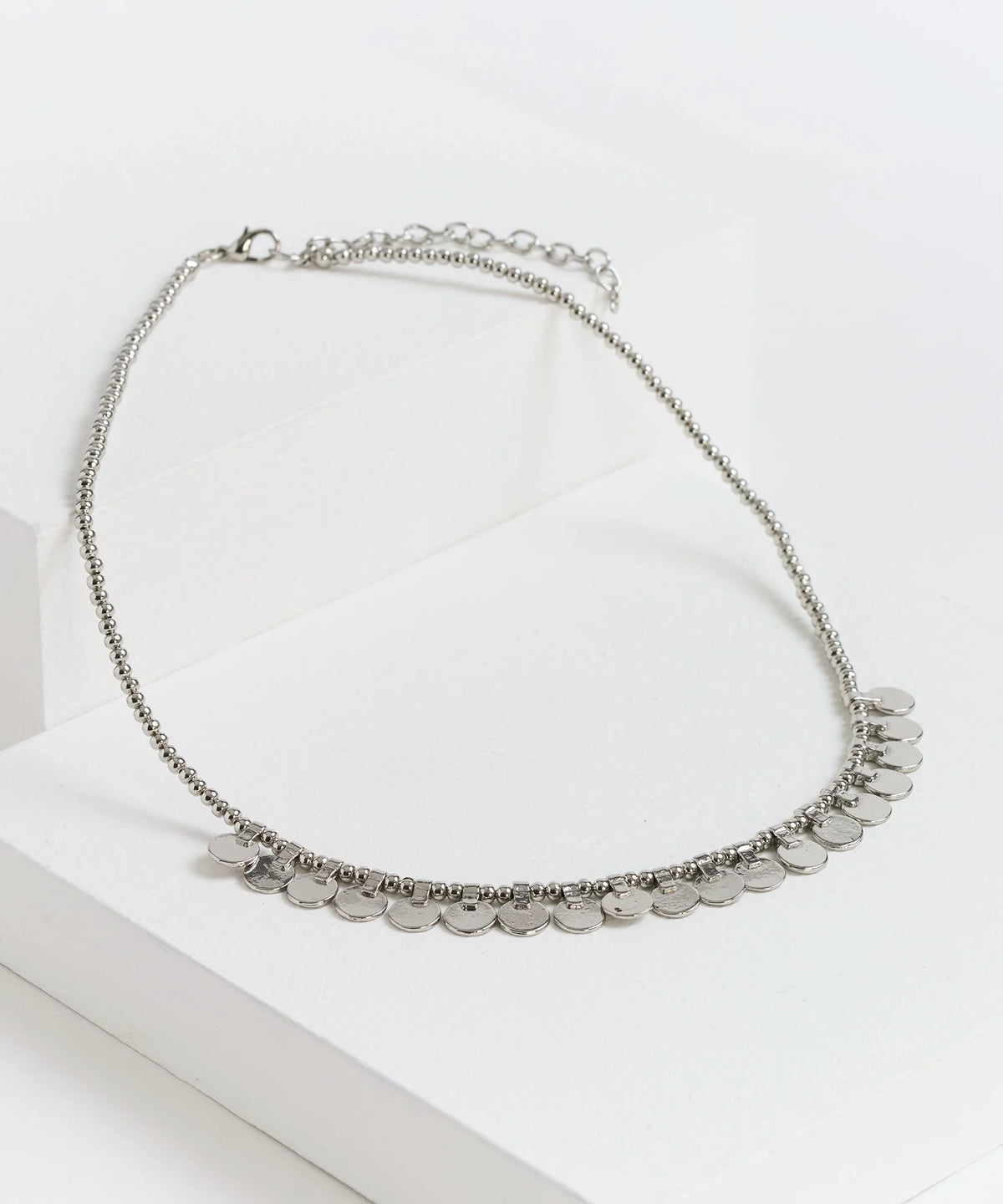 Collar Mostacillas Y Monedas Boho