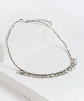 Collar Mostacillas Y Monedas Boho