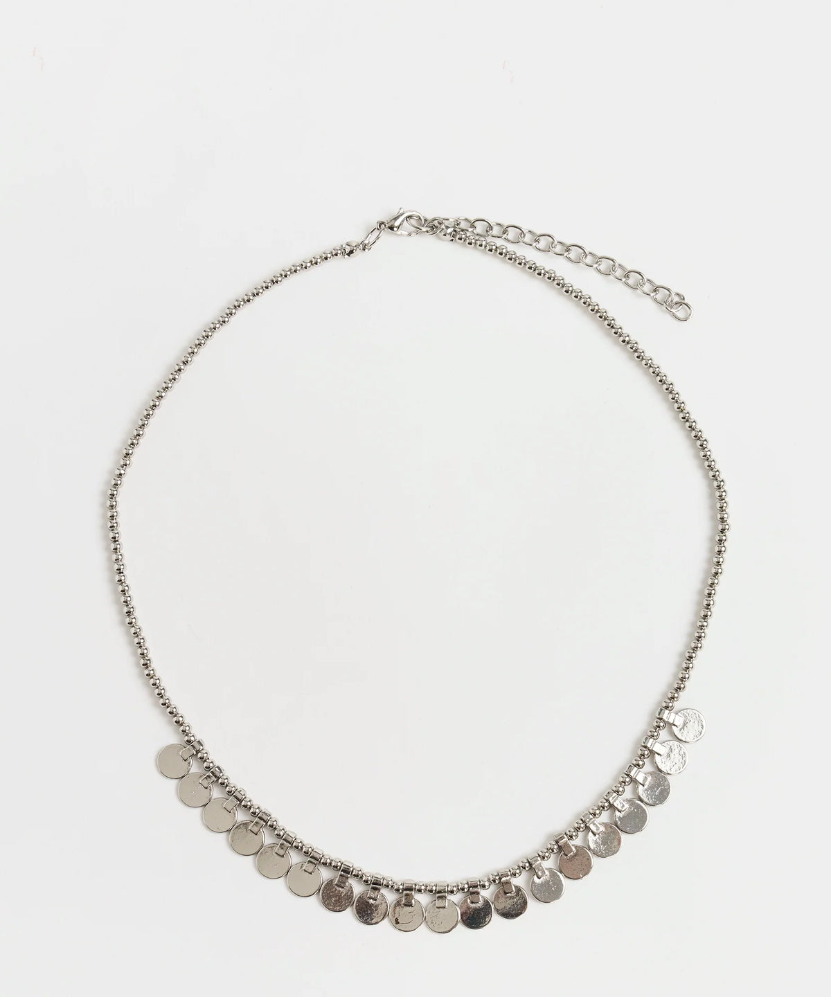 Collar Mostacillas Y Monedas Boho