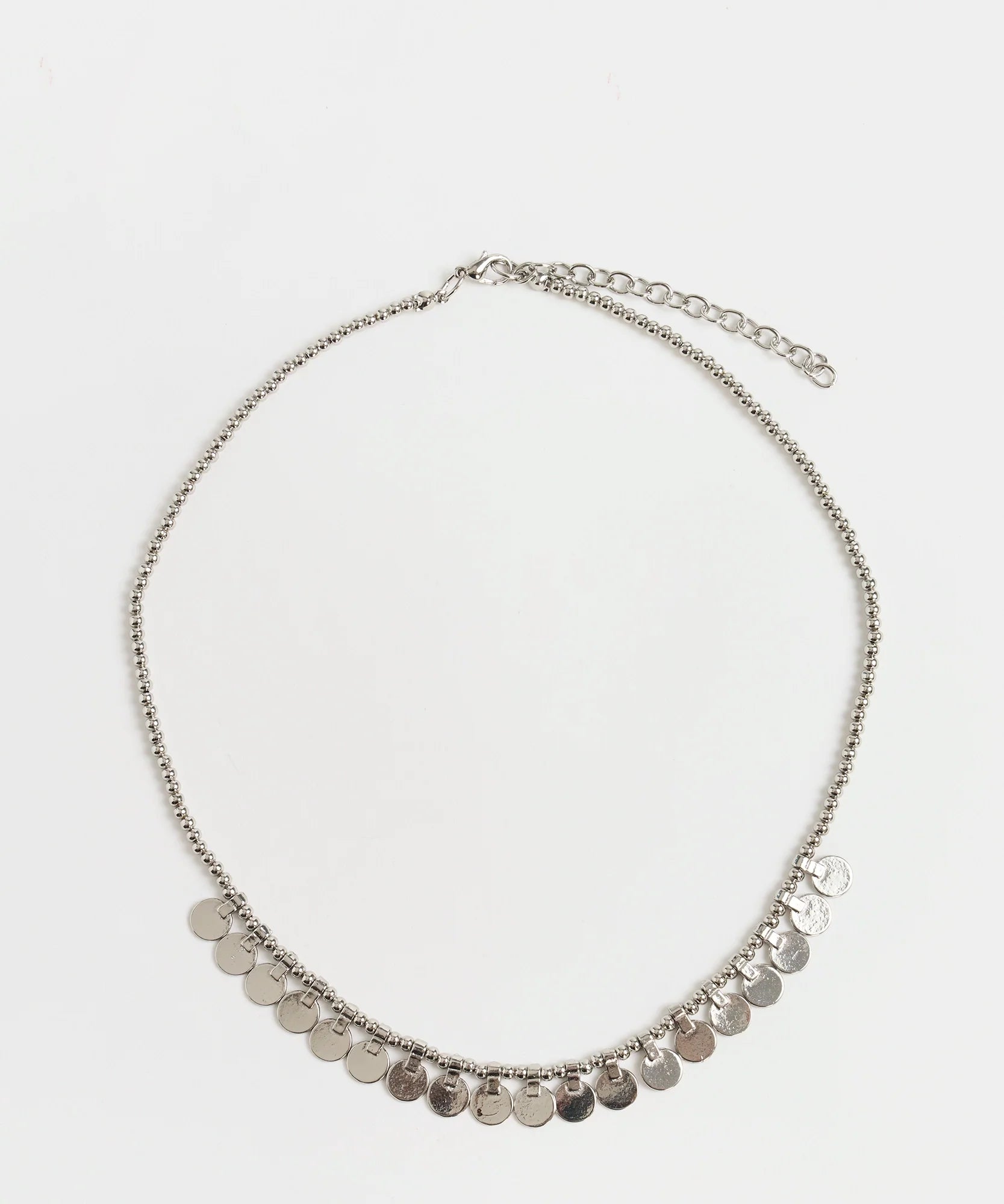 Collar Mostacillas Y Monedas Boho