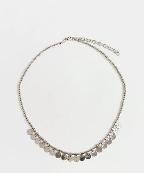 Collar Mostacillas Y Monedas Boho