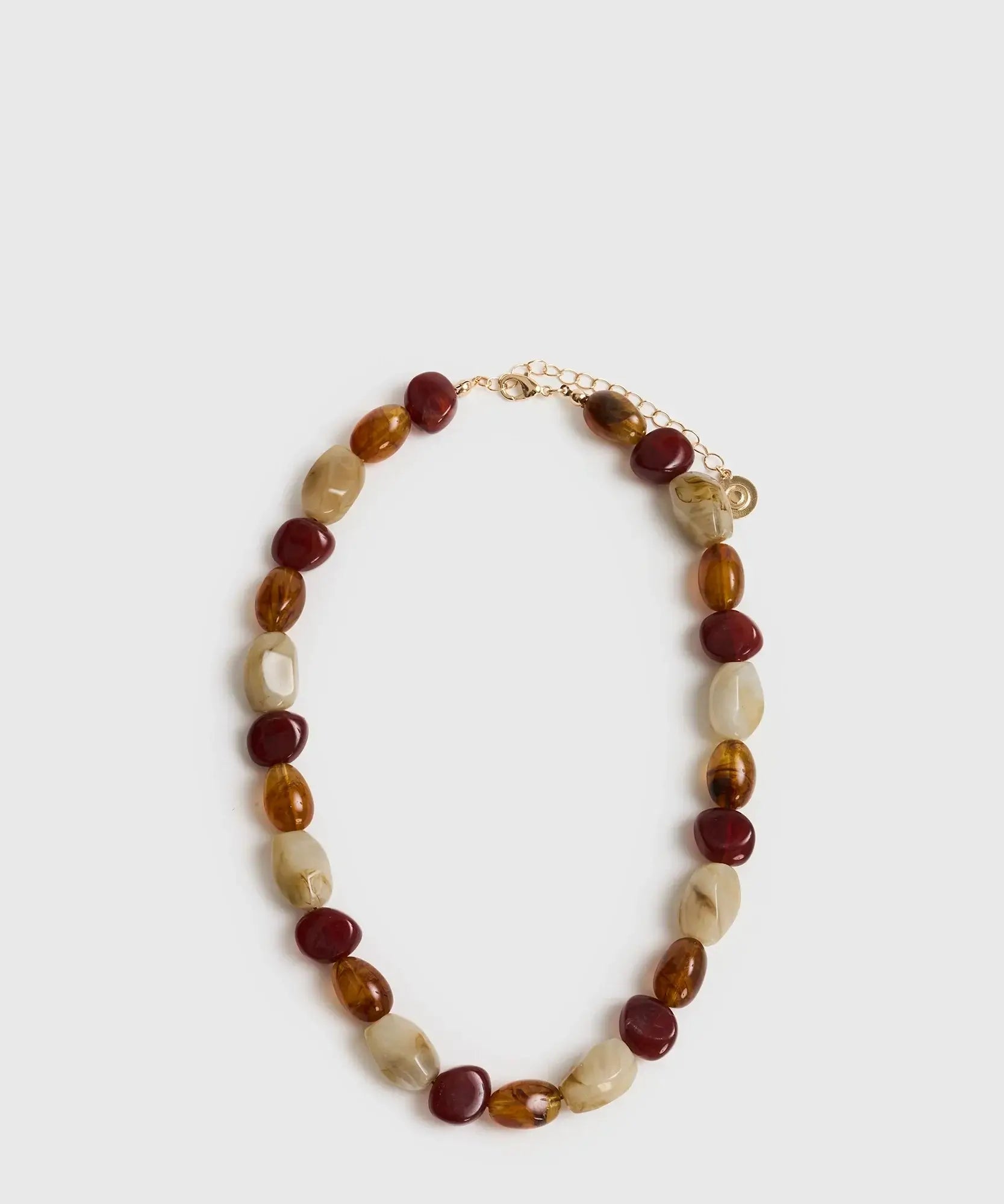 Collar Piedras Transparentes Resina