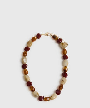 Collar Piedras Transparentes Resina