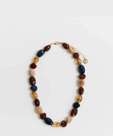 Collar Piedras Transparentes Resina