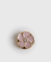 Cubre Botón Flor Rosada Woman