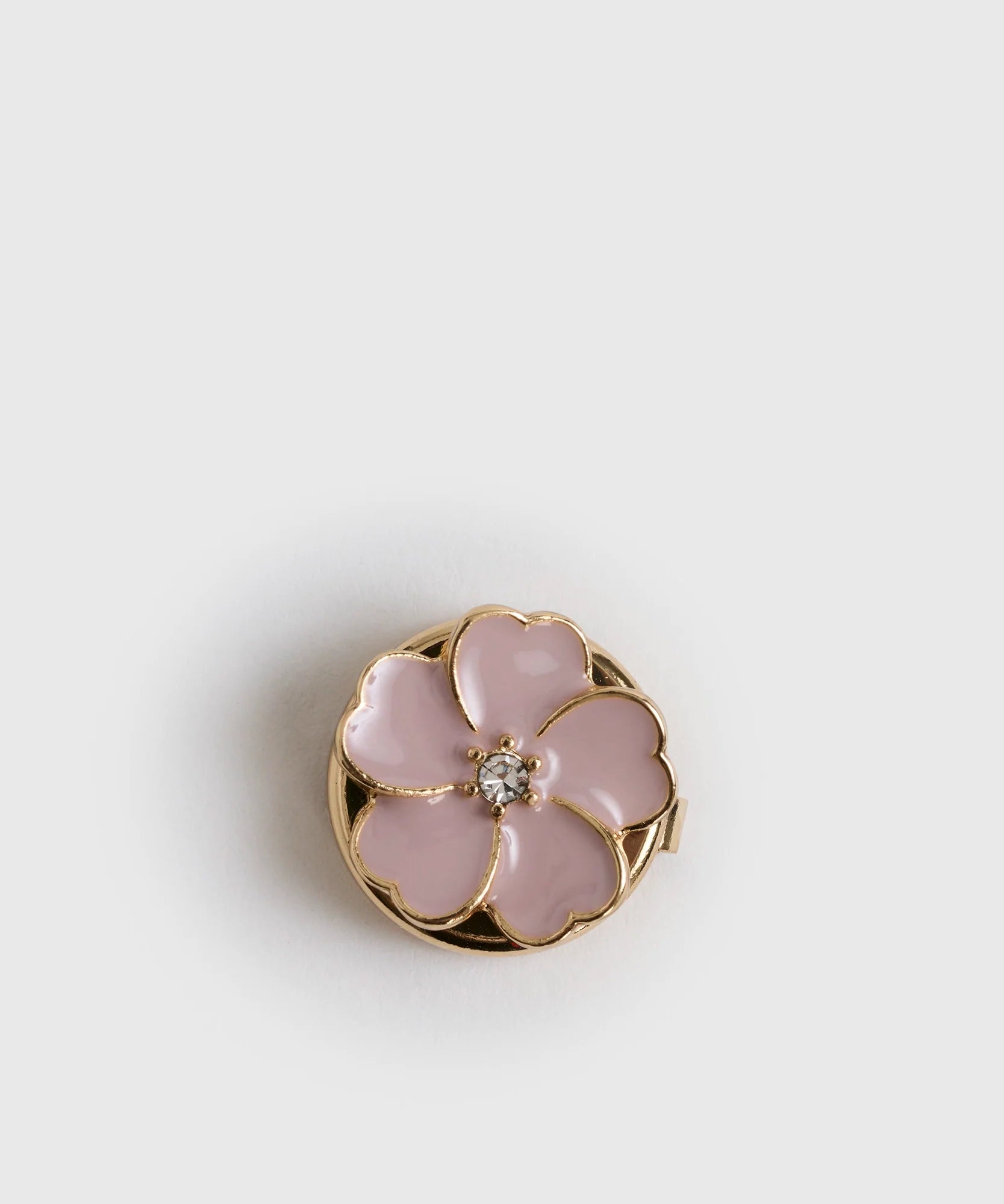 Cubre Botón Flor Rosada Woman