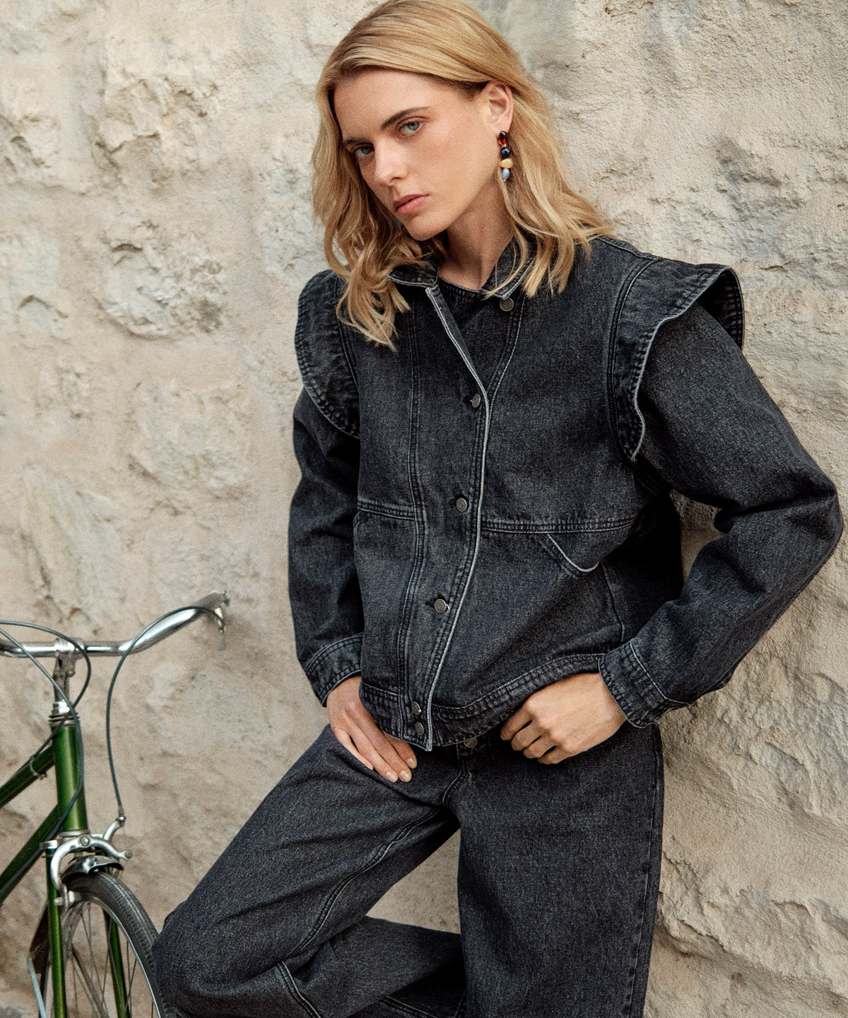Chaqueta Doble Uso Denim