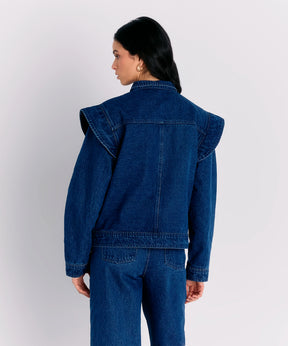 Chaqueta Doble Uso Denim