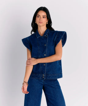 Chaqueta Doble Uso Denim