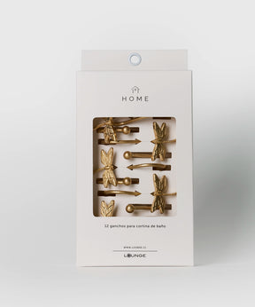 Set De Ganchos Para Cortina De Baño Libélulas