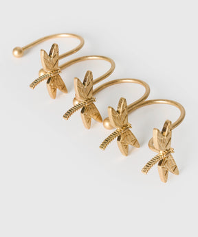 Set De Ganchos Para Cortina De Baño Libélulas