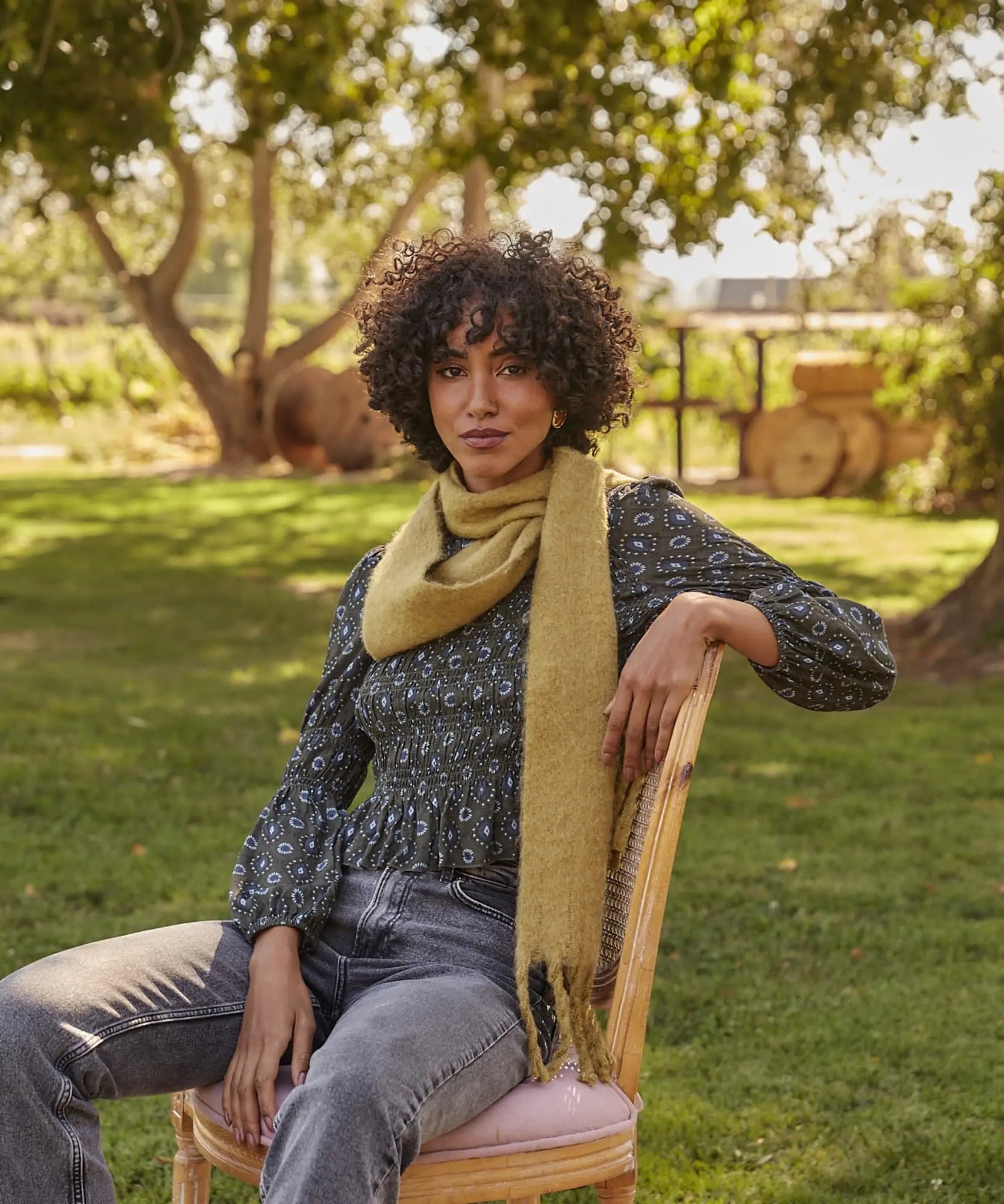 Blusa Panal De Abejas Boho