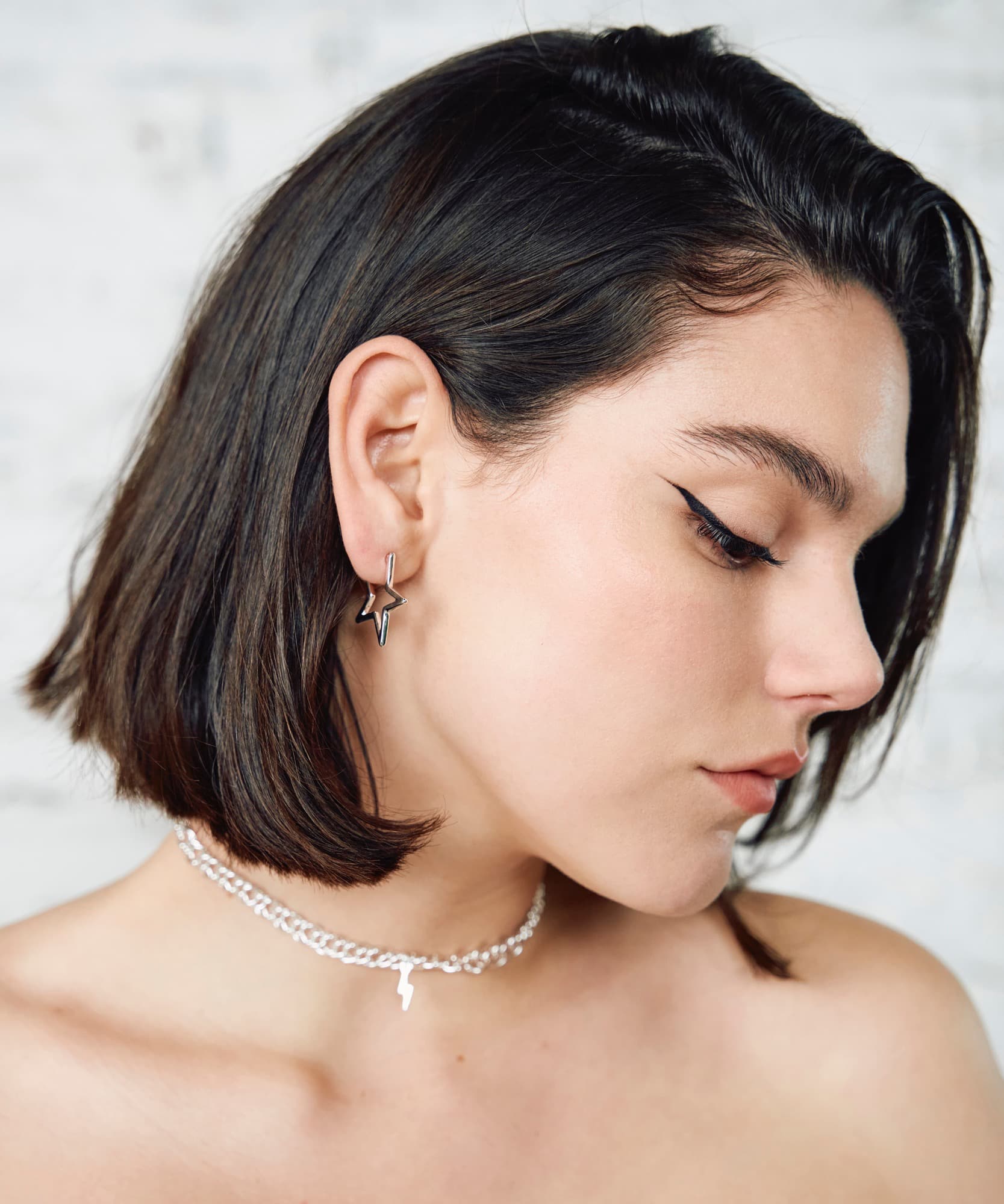 Set Aros Argollas Y Estrellas