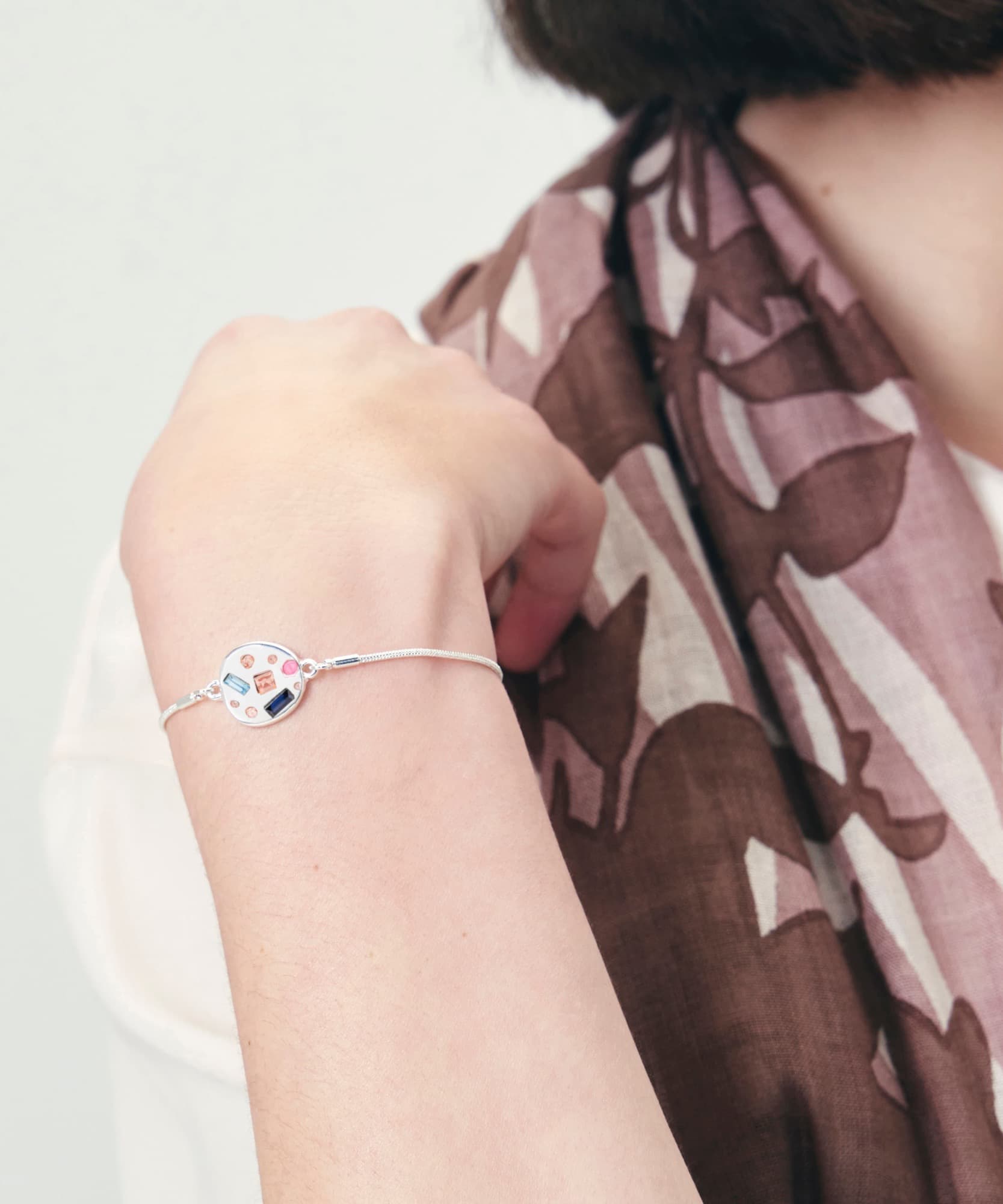 Pulsera Ajustable Moneda Y Brillantes
