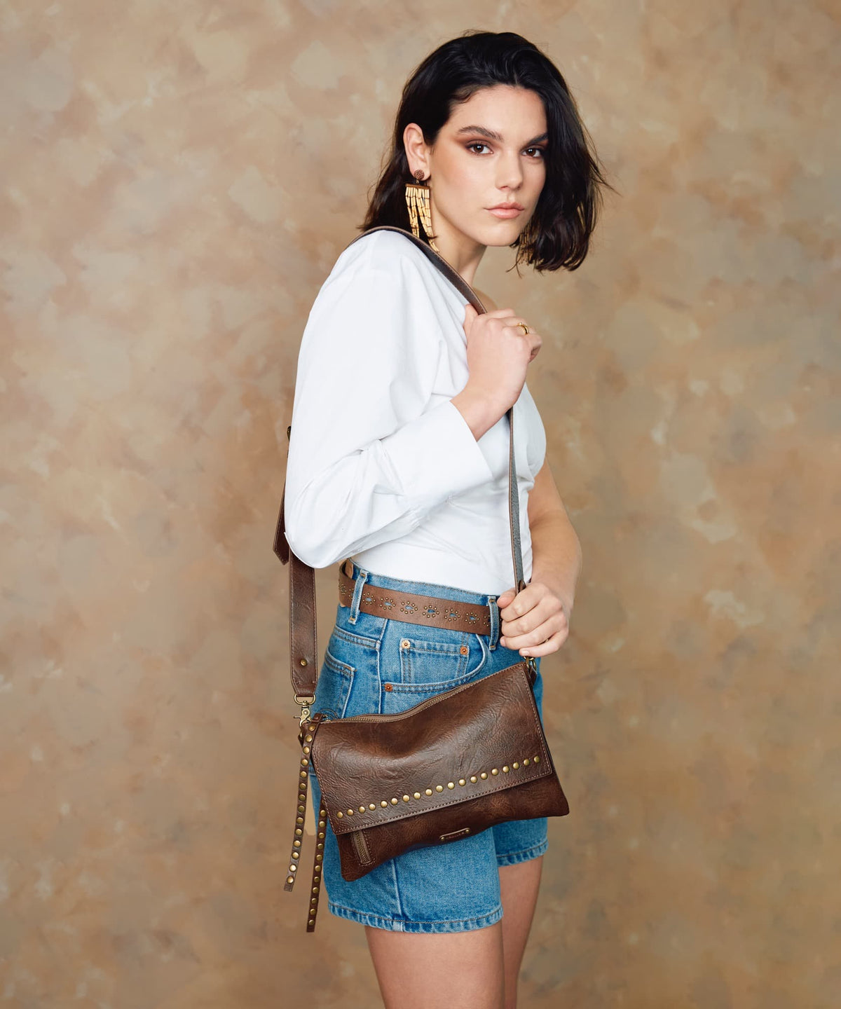 Cartera Cruzada Tachas