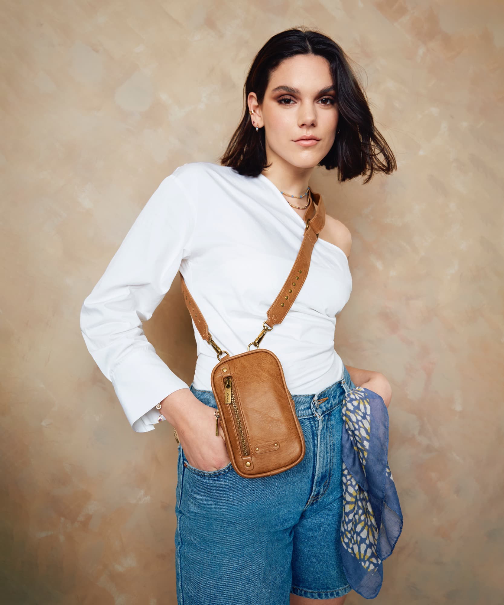 Mini Cartera Cierre Vertical