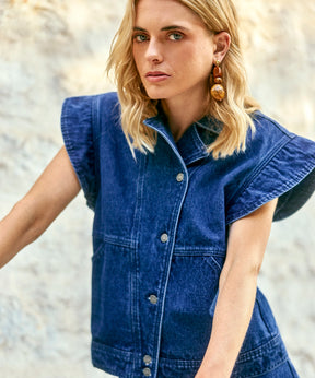 Chaqueta Doble Uso Denim