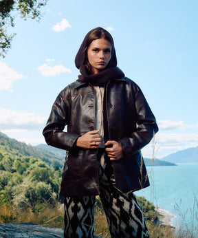 Chaqueta Efecto Cuero Solsticio