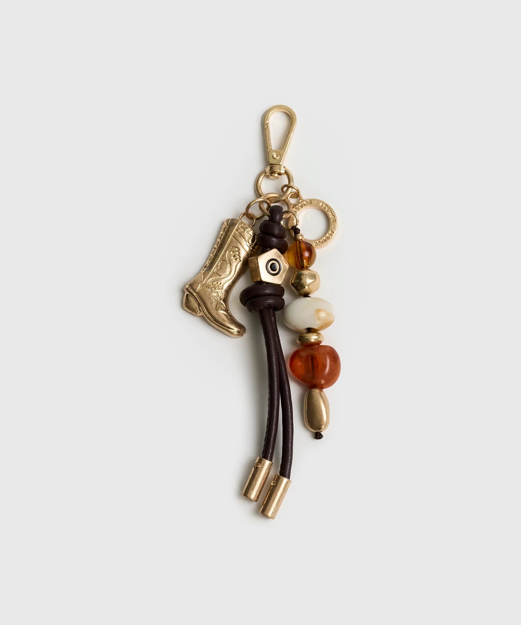 Llavero Charm Bota Piedras Craft