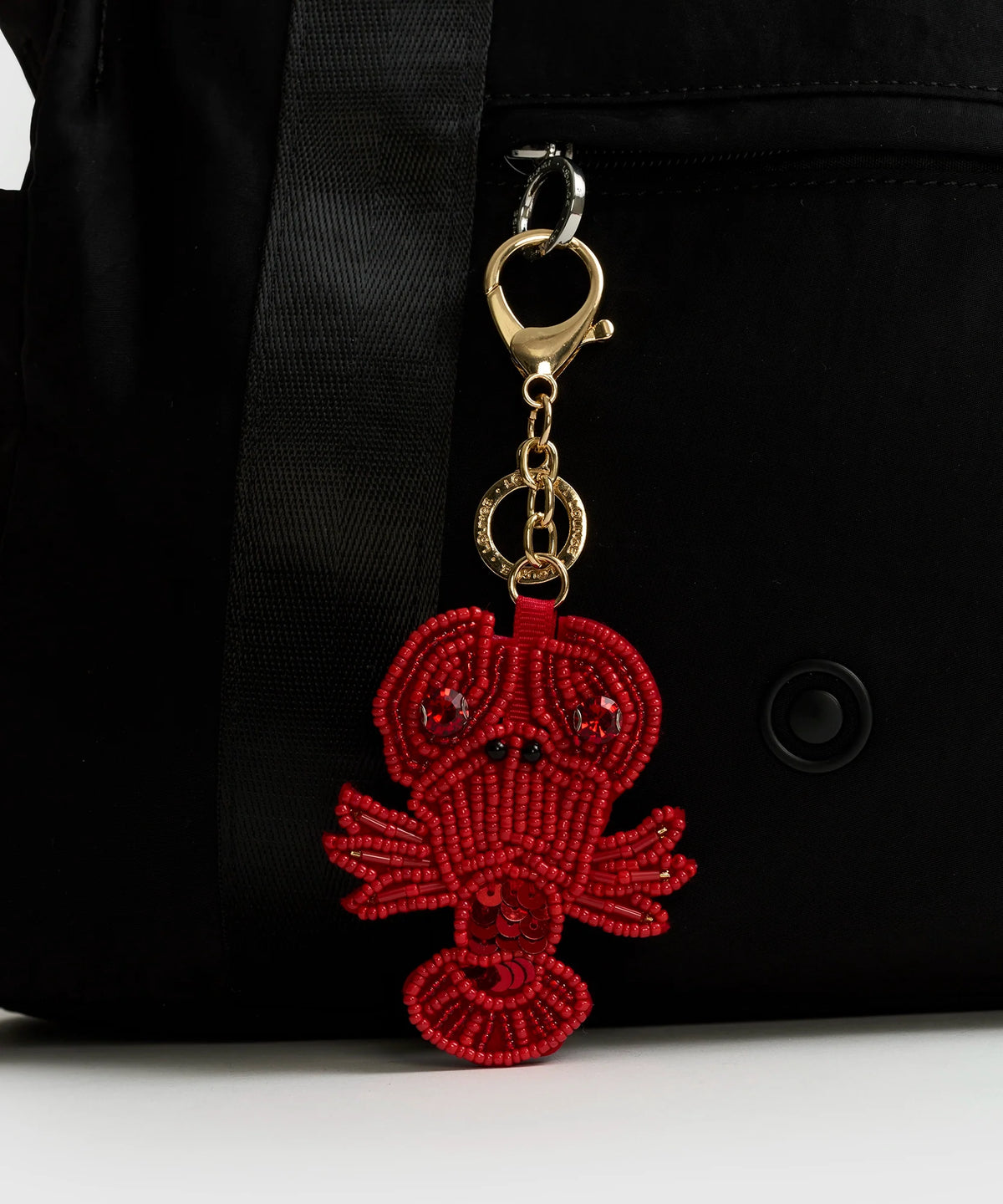 Llavero Charm Langosta Mostacillas Craft