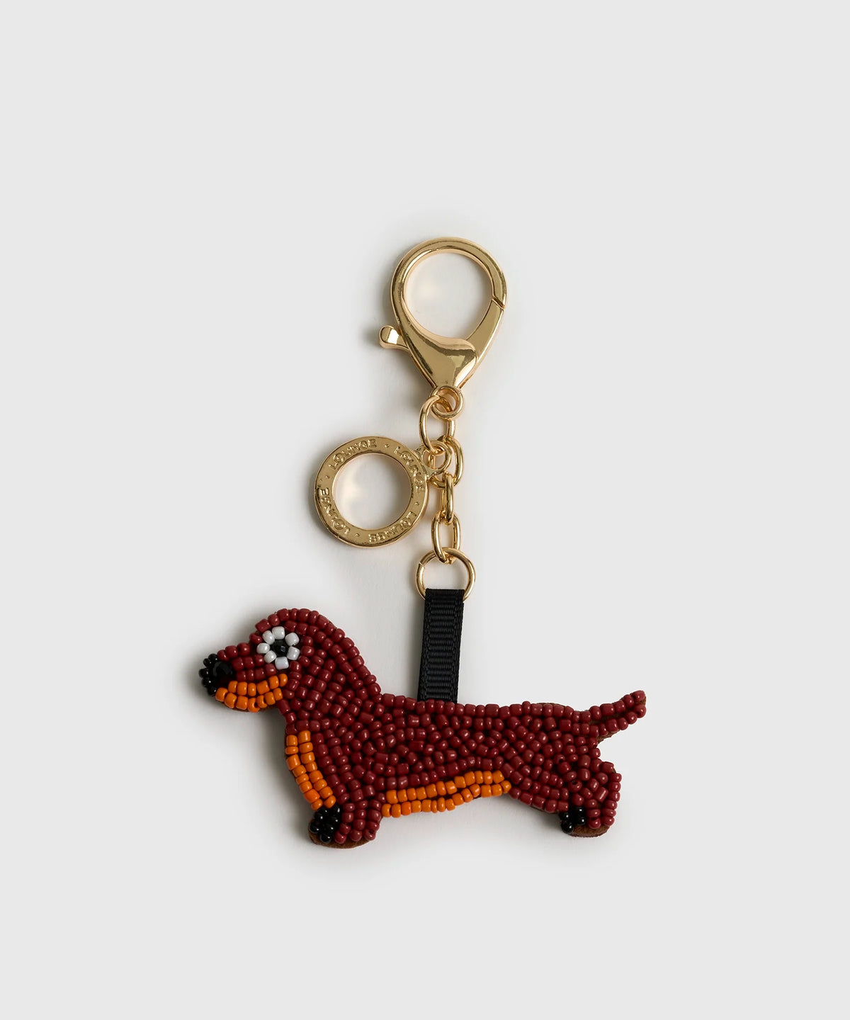 Llavero Charm Perro Mostacillas Craft
